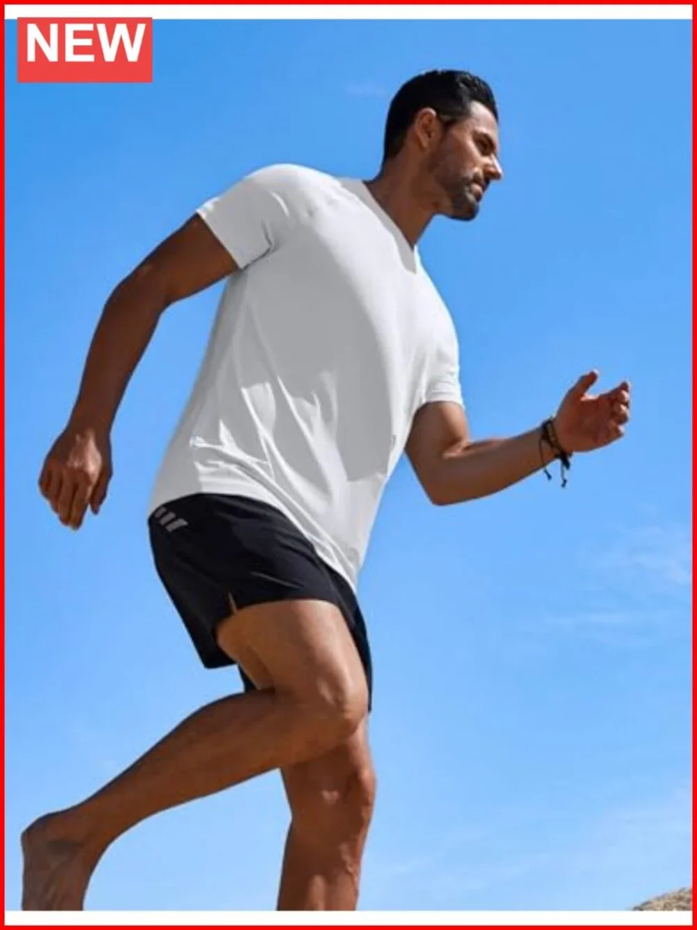 UPF 50+ Quick Dry Rash Guard Shirt for Men, Stretchy Lightweight Swim Tee